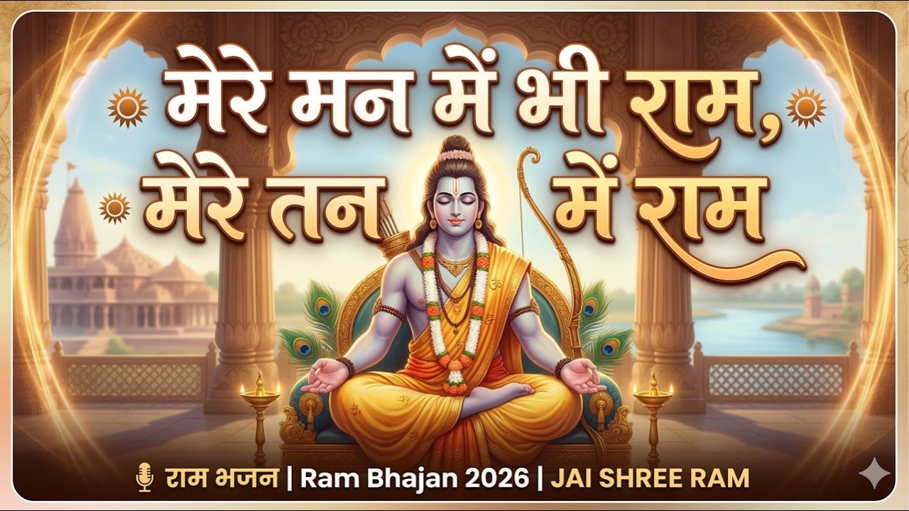 मेरे तन में राम, मेरे मन में राम - Best Ram Bhajan | Ram Navami Special 2026 | Ram Stuti New Bhajan|