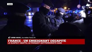 Professeur décapité près de Paris : neuf personnes placées en garde à vue