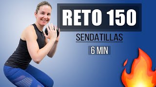 150 Sentadillas en 6 minutos