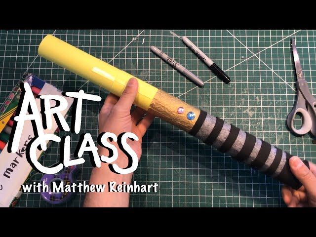 'May The Fourth Be With You' Art Class 2: Paper Towel Roll Lightsaber
