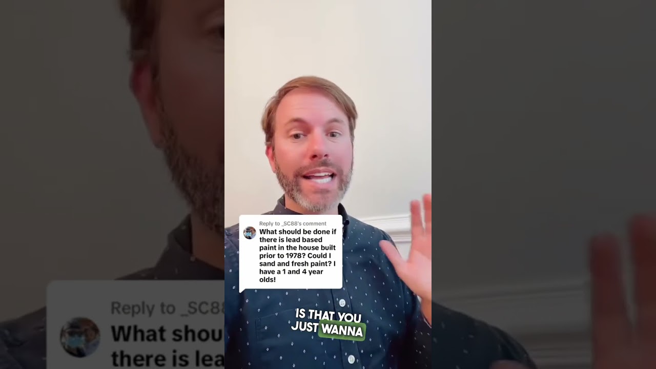 Should you sand and paint lead based paint I’ve been told no!!!!