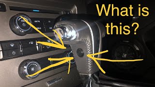 What does this button do Side of gear selector