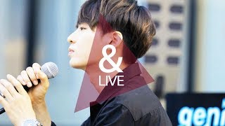 Video thumbnail of "[&LIVE] 시우 Siwoo - 밤 Night time 버스킹 라이브 영상"