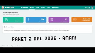 Contoh Aplikasi Parkir Berbasis Web – Paket Lengkap UKK SMK PPLG 2026