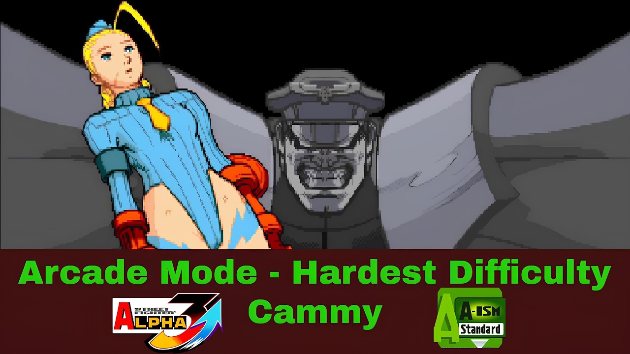 Cammy - A-ISM - Hardest Difficulty - Arcade Mode - Street Fighter Alpha 3 (Dreamcast) [1CC]