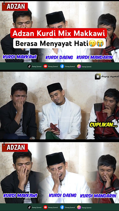 Adzan Kurdi Makkawi || Asli Bikin Merinding ||