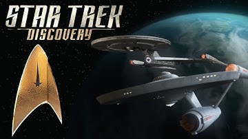 USS Discovery & USS Constitution Flying Together (Trekyards Animations) (1080HD)