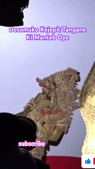 Dosomuko Kejepit Tangane #kimantebsudarsono #kisenonugroho #dalangseno #wayangkulit #wayang #jaranan
