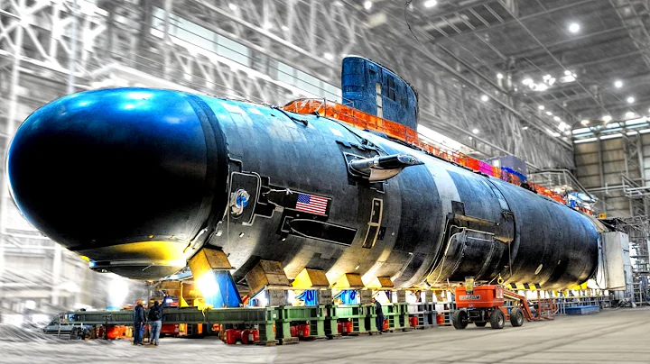 Building US Submarines in Secret Factory - Manufacturing process inside an American Shipyard