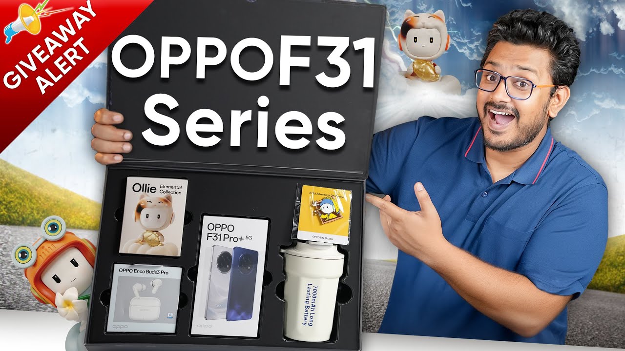 OPPO F31 Series Unboxing in ಕನ್ನಡ and Giveaway, Snapdragon® 7 Gen 3⚡ 6.57” FHD+ AMOLED, 7000mAh+80W