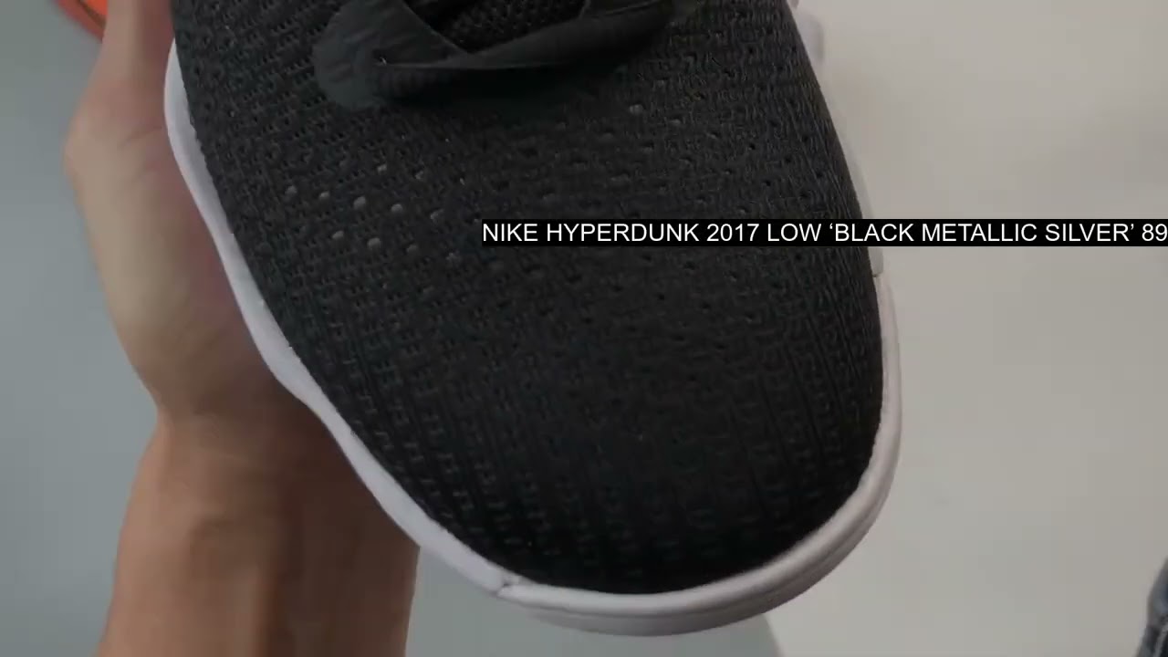 [UNBOXING] Nike Hyperdunk 2017 Low ‘Black Metallic Silver’ 897812-001