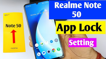 Realme note 50 app lock setting | realme note 50 me app lock kaise kare | app lock setting