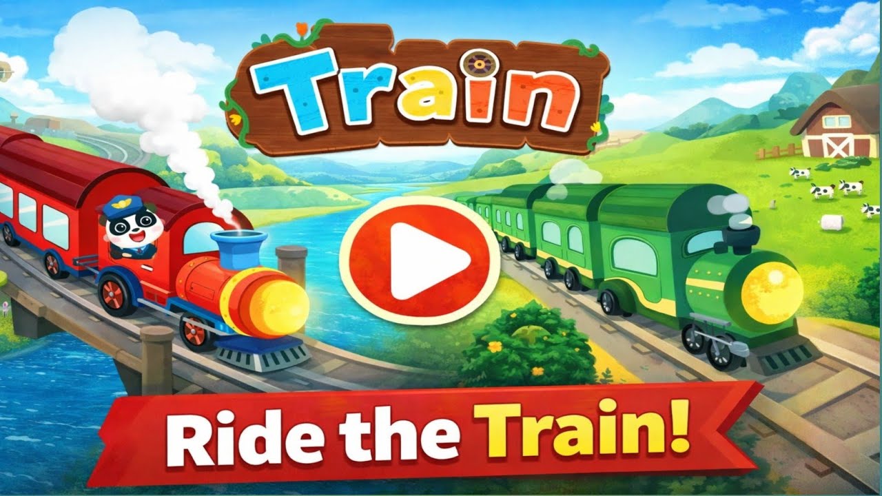 Choo Choo Train Ride ๐ | Fun Train Adventure for Kids | Learn & Play # ...