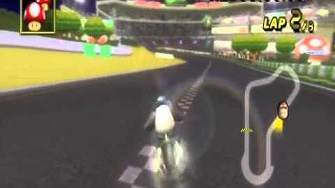[MKWII] Texture hack: Luigi Circuit (Midnight)