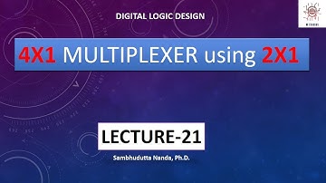 Design 4X1 Multiplexer (MUX) using 2X1 Multiplexer (MUX) || Multiplexer design ||