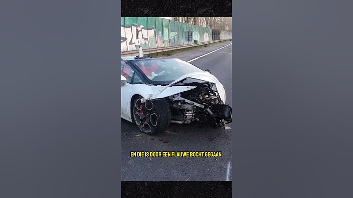Mijn DUURSTE SCHADE.. #lamborghini #crash #rental