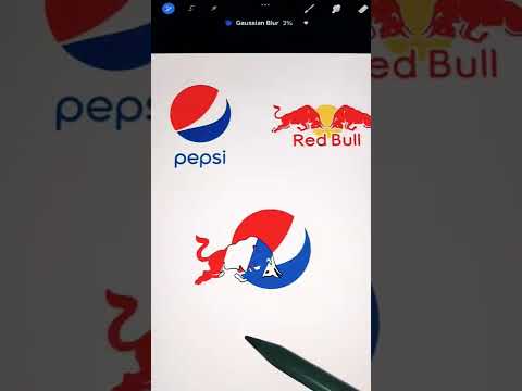 Can You Guess The Logo Pepsi Redbull = Shorts Arttiktok