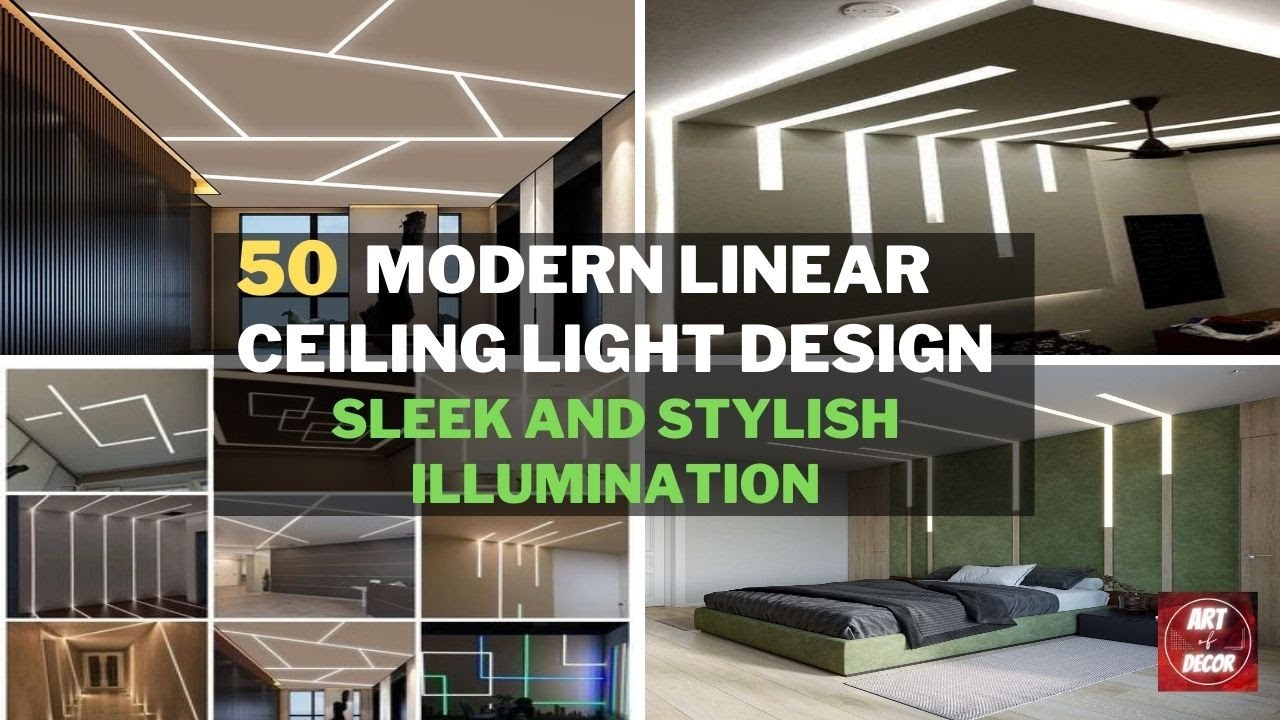 Linear light ceiling design deals