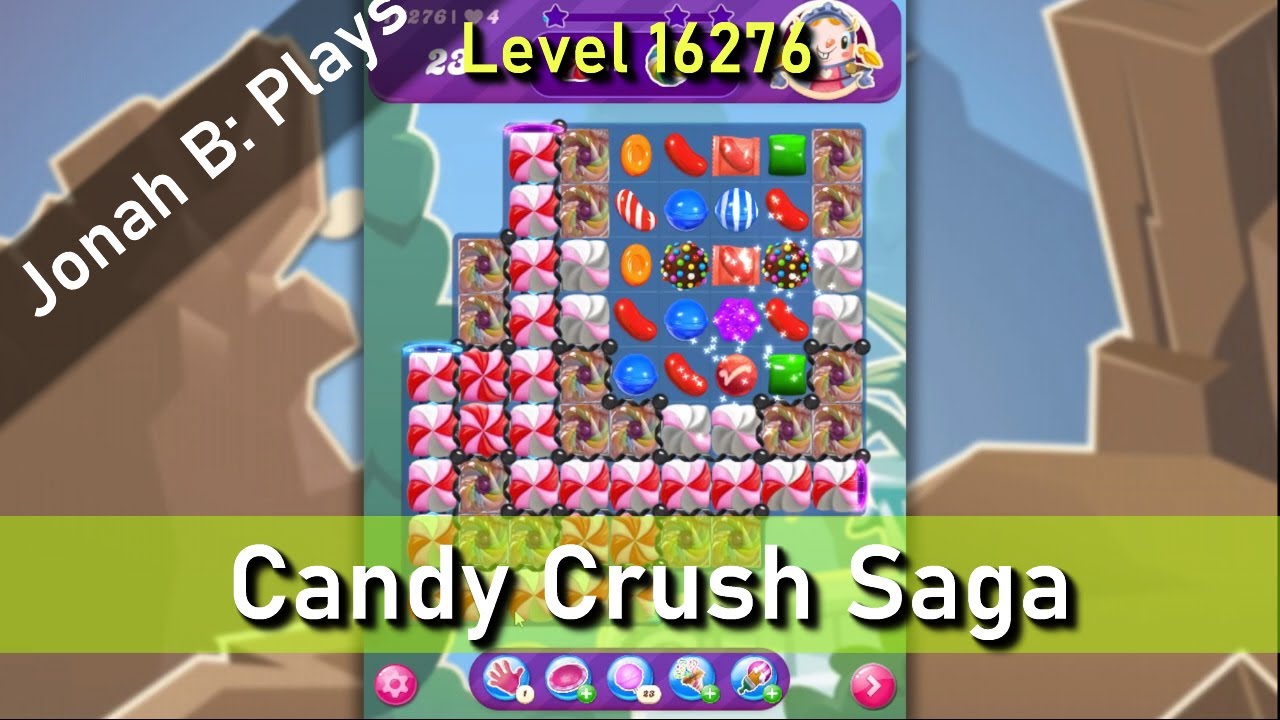Candy Crush Saga Level 16276 - YouTube