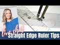 Tips for Quilting with Straight Edge Rulers - Live Chat with Angela Walters