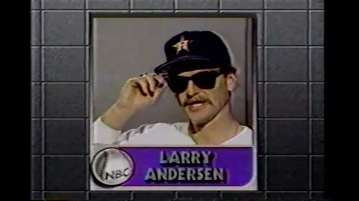 1988 Houston Astros Larry Andersen has some questions that puzzle him NBC Game of the Week Baseball