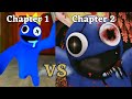 Jumpscare de RAINBOW FRIENDS Chapter 1 VS Chapter 2 l Roblox