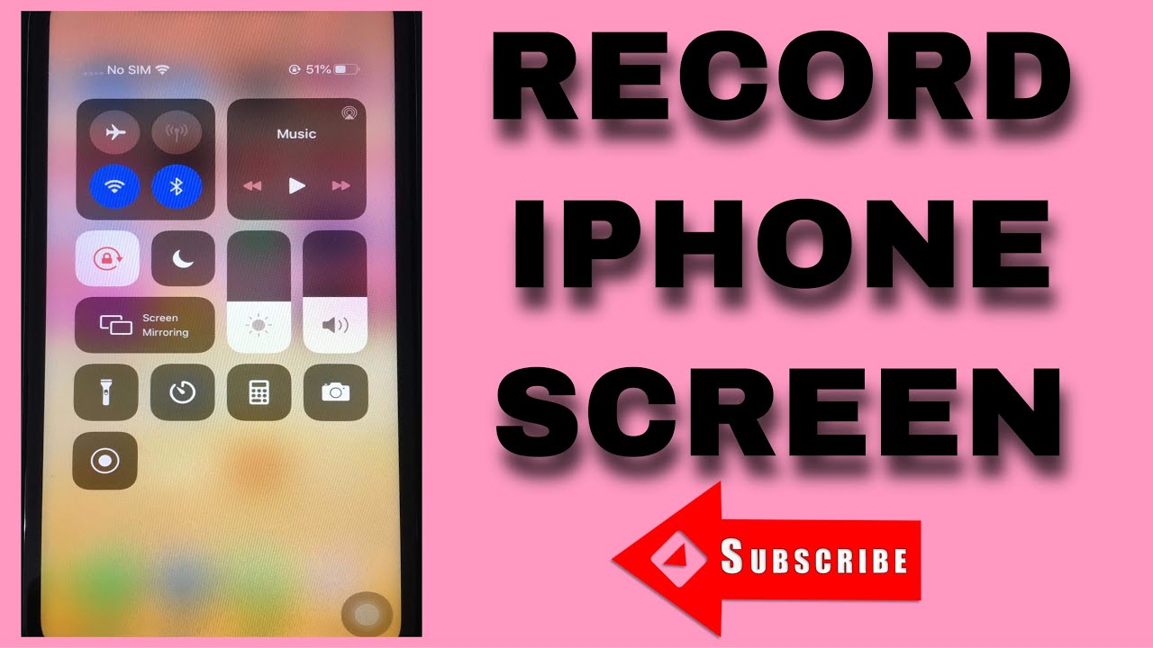 HOW TO RECORD IPHONE SCREEN? || IOS 11 12 13 Tutorial - YouTube