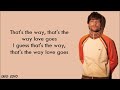 Louis Tomlinson - That&#39;s The Way Love Goes (lyrics)