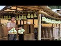 First day away from wife. Harvesting gourds, preserving them for breeding. Rock crab farming