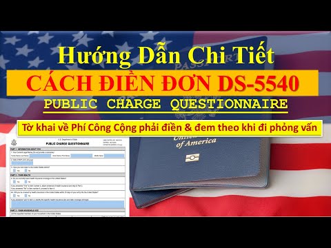 Video Cách Điền Đơn DS-5540 (Public Charge Questionnaire)-... - youtube