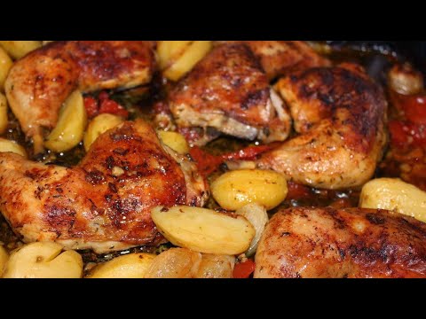 FRANGO ASSADO COM BATATAS E MAIONESE