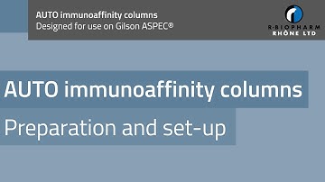 R-Biopharm Rhône AUTO immunoaffinity column preparation and set-up for use on Gilson ASPEC®