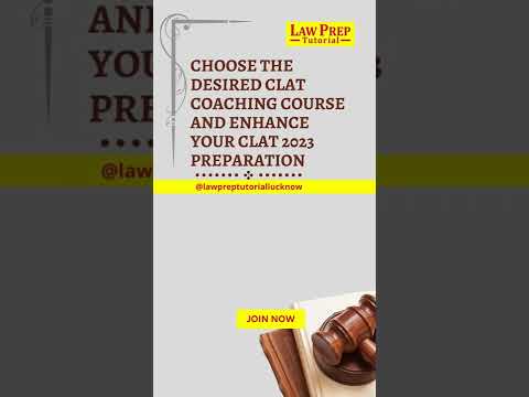 Confused How to prepare for CLAT 2023? Law Prep Tutorial Lucknow | Best Law Entrance Coaching |