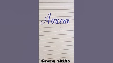 amara name like and & subscribe for more vedios #trending #handwriting #shortvideo #calligraphy