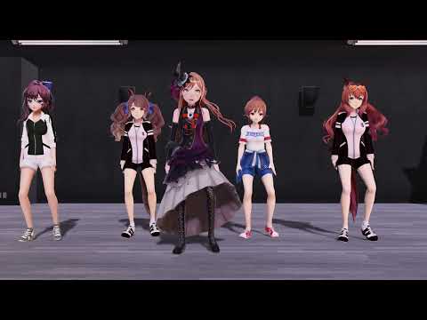 【MMDバンドリ】Overdose Dance Practice Risa Imai with gals【4K】
