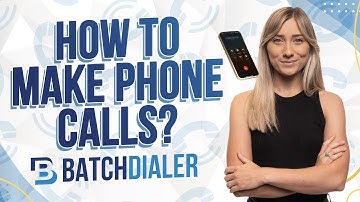 4 stappen om te bellen in BatchDialer