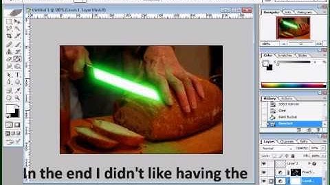 Photoshop Tutorial: Lightsaber Visual Effect