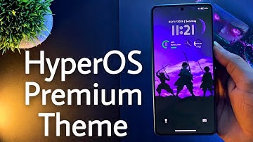 HyperOS Premium Theme For Any Xiaomi Devices | New Anime System Ui | #hyperos