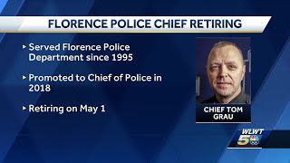 Florence chief of police retiring after more than 29 years with the department