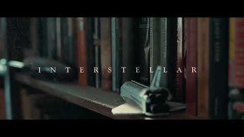 Interstellar Title Card | Christopher Nolan | 4K Cinematic Opening Scene