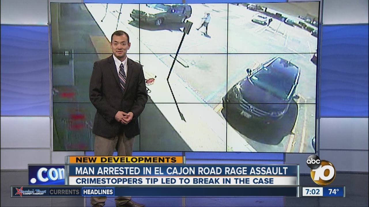 Man arrested in El Cajon Road Rage Assault - YouTube