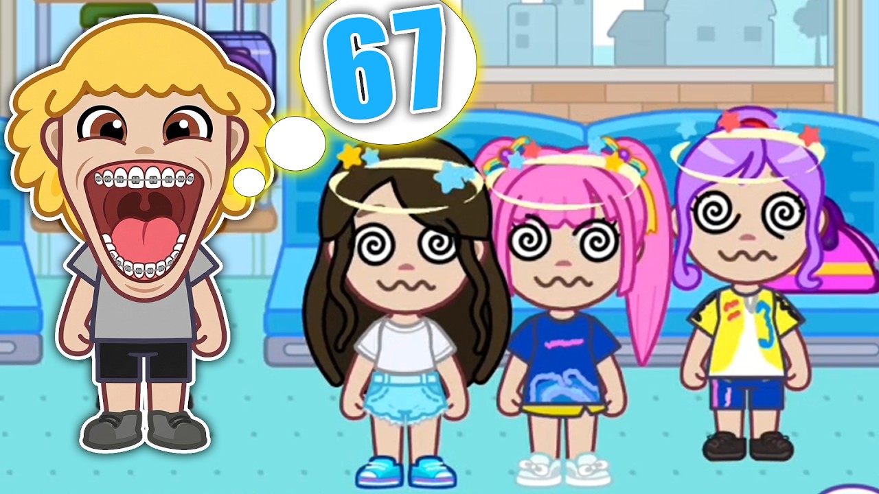 The CURSE of 67...  Rumi, Tom, Angela, Ginger - My talking Tom World