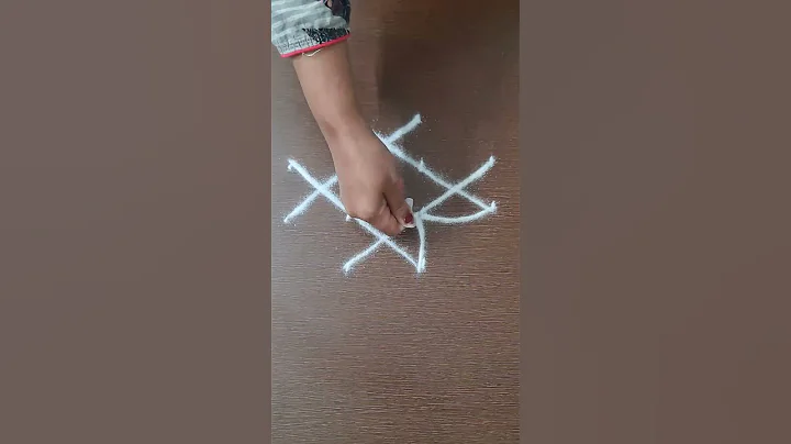 Easy Everyday Rangoli #rangoli #freehandrangolis #easyrangoli #muggulu #indianart #easy