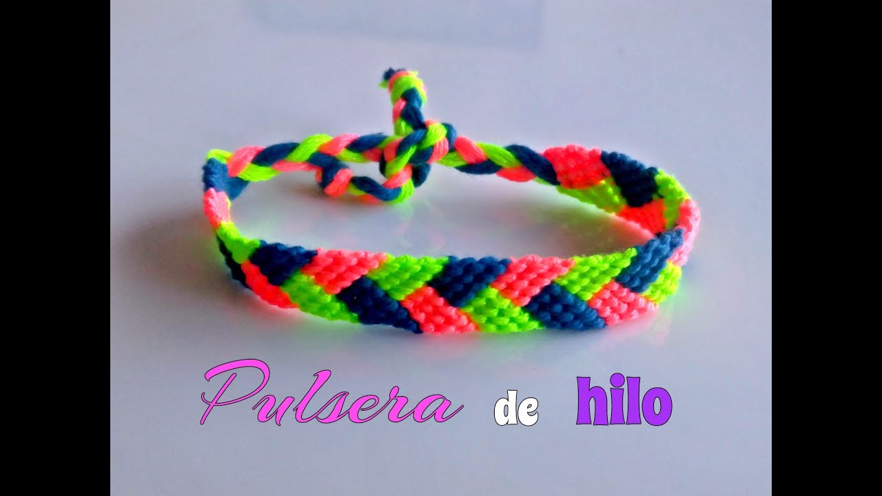 PULSERA FÁCIL de con NUDOS MACRAME. -