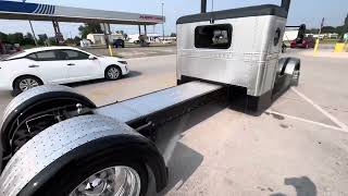 Custom built Peterbilt on 1 ton chassis cummins engine, twin stick in the floor Dakota digital ￼￼
