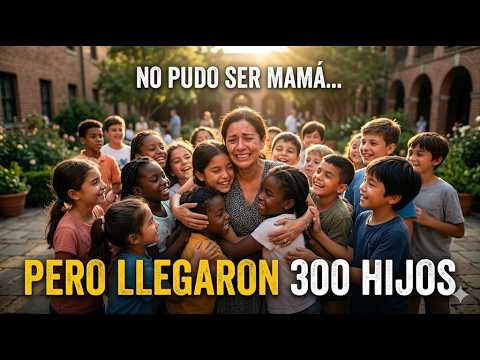 No pudo ser mamá... y un día llegaron 300 hijos que no eran 