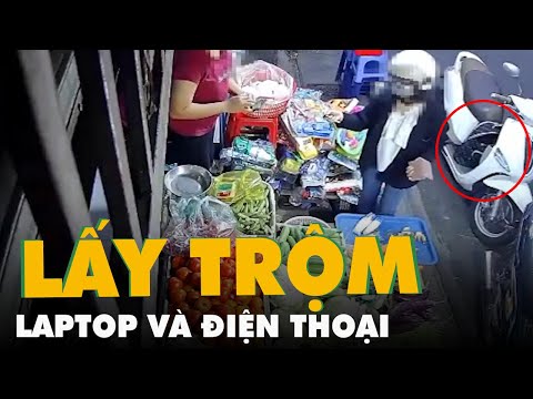 Video Trích xuất camera vụ trộm 'ẵm' gọn laptop và điện... - youtube