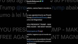 Trump pretende dar órdenes a Justicia de Brasil para que NO juzgue a Bolsonaro | Esta Misma Semana