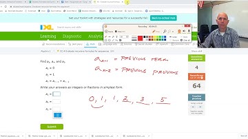 ixl alg2 CC.4 Evaluate recursive formulas for sequences (v20.10a)