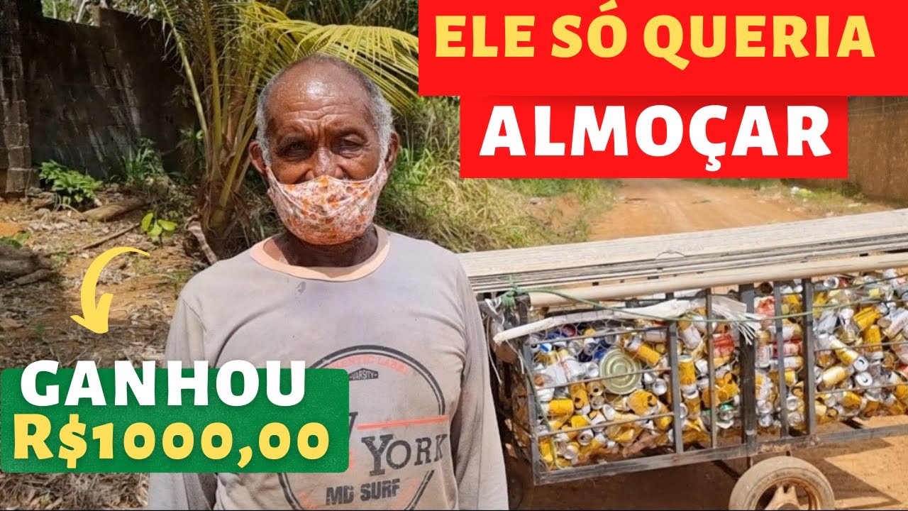 TENTE NÃO CHORAR/ ELE FEZ R$MIL REAIS EM COMPRAS E SE EMOCIONOU